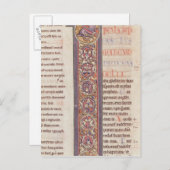 Das Evangelium des Hl. Mark Postkarte (Vorne/Hinten)