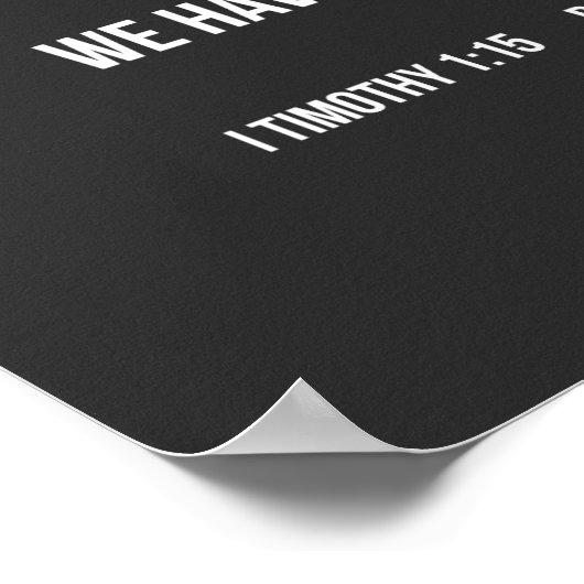 Das Evangelium Poster (Ecke)