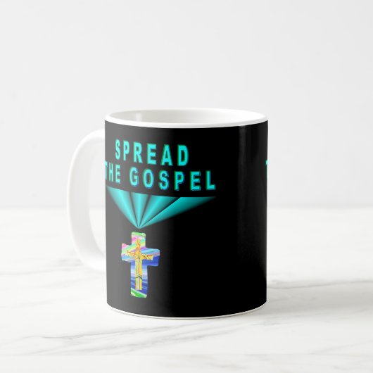 Das Evangelium verbreiten Kaffeetasse (Vorderseite Links)