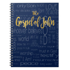 Das Evangelium von John, Marine-Blau Notizblock