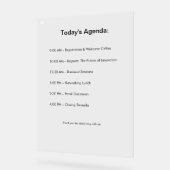 Das Event Sign Out! Acrylschild (Winkel)