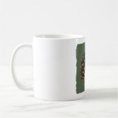 Das Evergreen-Versprechen - Kiefernkegel-Design Kaffeetasse (Links)