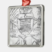Das ewig Rest der Heiligen Silbernes Ornament (Links)