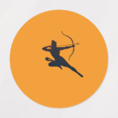 Das ewige Glühen von Dussehra - Shree Ram Etiketten (Design 1)