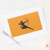 Das ewige Glühen von Dussehra - Shree Ram Rechteckiger Aufkleber (Umschlag)