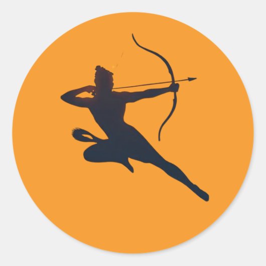 Das ewige Glühen von Dussehra - Shree Ram Runder Aufkleber (Vorderseite)