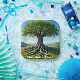 "Das ewige Symbol der Natur" Pappteller