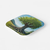 "Das ewige Symbol der Natur" Pappteller (Gewinkelt)