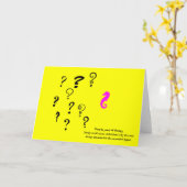 Das ExistenzSeahorse_Years des Therapie-Grußes Karte (Gelbe Blume)