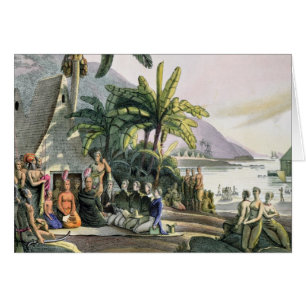 Das Expeditions-Party und der König Kamehameha I