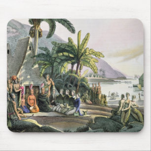 Das Expeditions-Party und der König Kamehameha I Mousepad