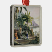 Das Expeditions-Party und der König Kamehameha I Ornament Aus Metall (Rechts)