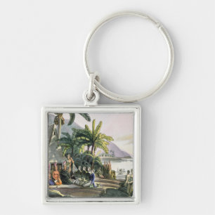 Das Expeditions-Party und der König Kamehameha I Schlüsselanhänger