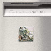 Das Expeditions-Party und König Kamehameha I Magnet (In Situ (Geschirrspüler))