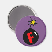 das F-Wort Magnet (Vorderseite/Rückseite)