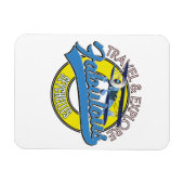 Das fabelhafte Logo der Seychellen Magnet (Horizontal)