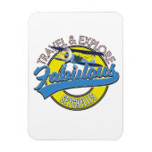 Das fabelhafte Logo der Seychellen Magnet (Vertikal)