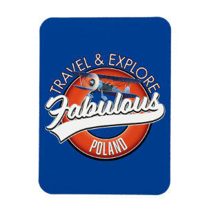 Das fabelhafte Polnische Logo Magnet
