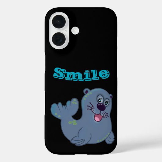 Das Fabric-Siegel im Zazzle Mascot Logo Case-Mate iPhone Hülle (Rückseite)