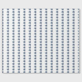 Das Fabric-Siegel im Zazzle Mascot Logo Geschenkpapier (Flach)