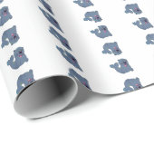 Das Fabric-Siegel im Zazzle Mascot Logo Geschenkpapier (Rolleneckpunkt)