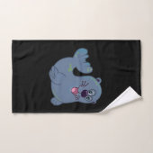 Das Fabric-Siegel im Zazzle Mascot Logo Handtuch (Handtuch)
