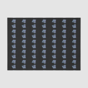 Das Fabric-Siegel im Zazzle Mascot Logo Seidenpapier