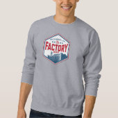 Das Factory Bar Color Shield Sweatshirt (Vorderseite)