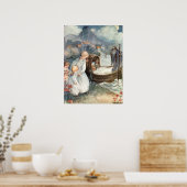 Das Fährboot von Anne Anderson Poster (Küche)