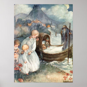 Das Fährboot von Anne Anderson Poster