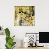 Das Fahrrad Poster (Heimbüro)