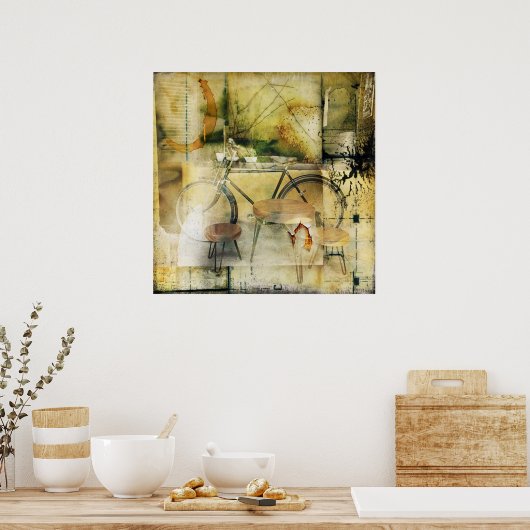 Das Fahrrad Poster (Küche)