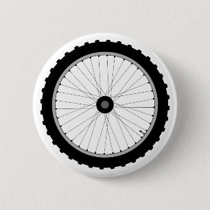 Das Fahrrad-Rad-Abzeichen Button