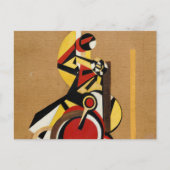 Das Fahrrad von Laszlo Moholy-Nagy Postkarte (Vorderseite)
