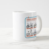 Das Fahrraddiagramm der Goonies Jumbo-Tasse (Vorderseite Rechts)