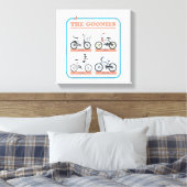 Das Fahrraddiagramm der Goonies Leinwanddruck (Insitu (Schlafzimmer))