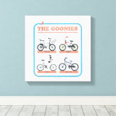 Das Fahrraddiagramm der Goonies Leinwanddruck (Insitu (Holzboden))