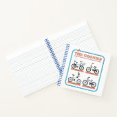 Das Fahrraddiagramm der Goonies Notizblock (Innenseite)