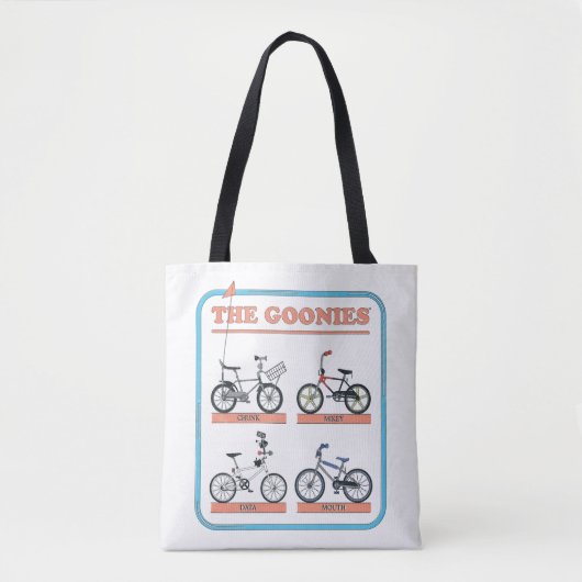 Das Fahrraddiagramm der Goonies Tasche (Vorderseite)