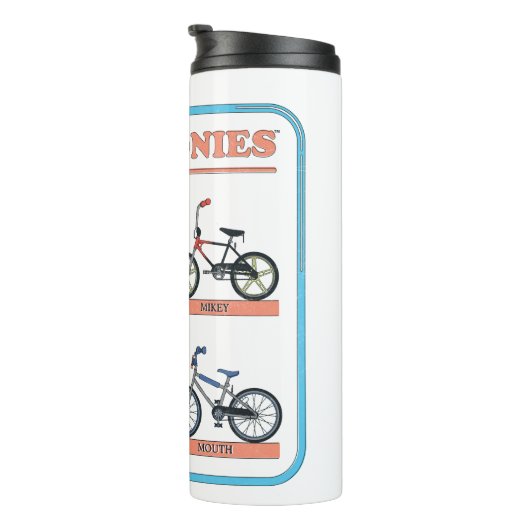 Das Fahrraddiagramm der Goonies Thermosbecher (Nach rechts gedreht)