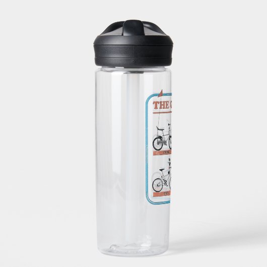 Das Fahrraddiagramm der Goonies Trinkflasche (Vorderseite)