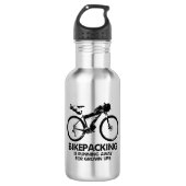 Das Fahrradfahren für das Groß-Ups läuft ab Edelstahlflasche (Vorderseite)