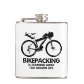 Das Fahrradfahren für das Groß-Ups läuft ab Flachmann (Vorderseite)