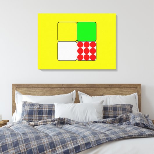 Das Fahrradrennen Jerseys 3 Gelb Leinwanddruck (Insitu (Schlafzimmer))