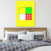 Das Fahrradrennen Jerseys 3 Gelb Leinwanddruck (Insitu (Schlafzimmer))