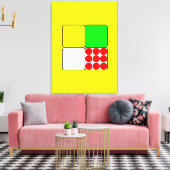 Das Fahrradrennen Jerseys 3 Gelb Leinwanddruck (Insitu (Wohnzimmer))