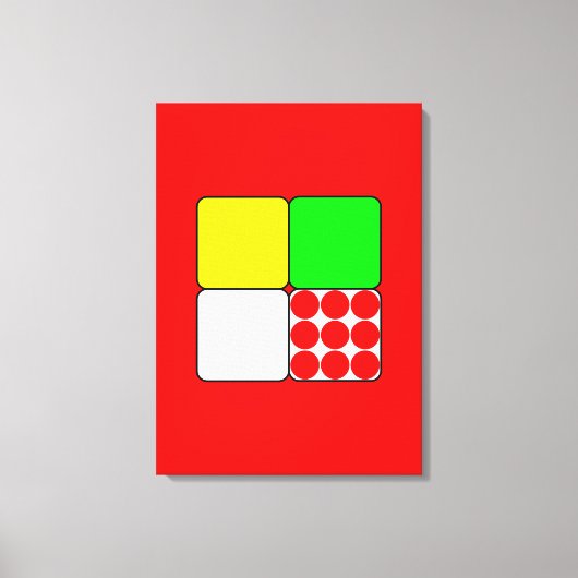 Das Fahrradrennen Jerseys 3 Red Leinwanddruck (Vorderseite)