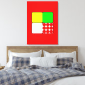 Das Fahrradrennen Jerseys 3 Red Leinwanddruck (Insitu (Schlafzimmer))