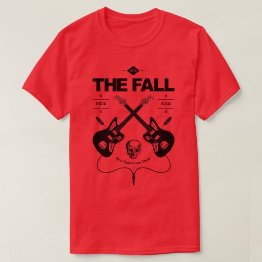 Das Fall-Gitarre-Logo T-Shirt (Design vorne)