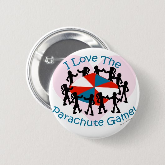 Das Fallschirm-Spiel Button (Vorne & Hinten)